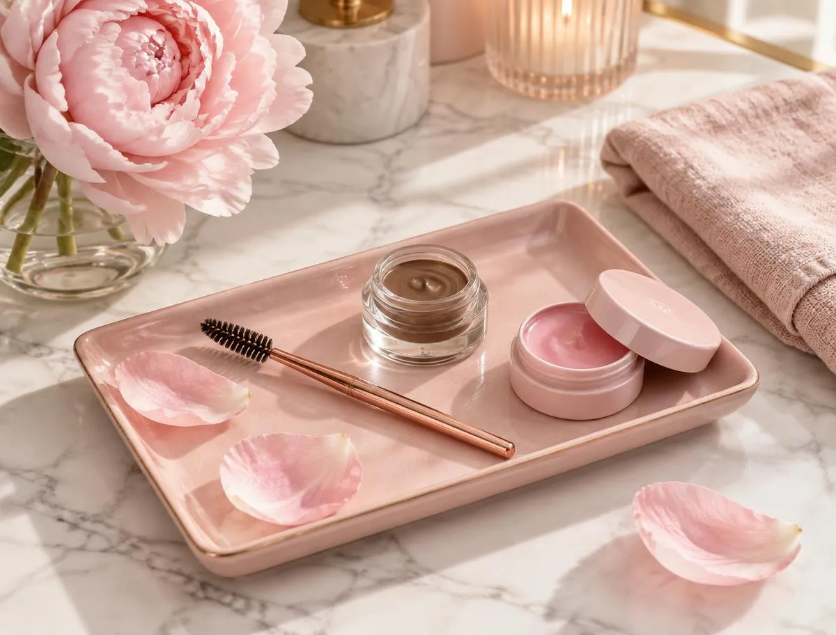 Brows and lips at Pamper Palace